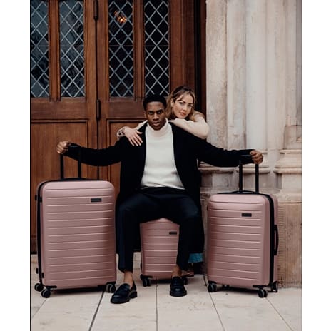 Vacation trolley 8 hjuls ABS 66 cm - rosa