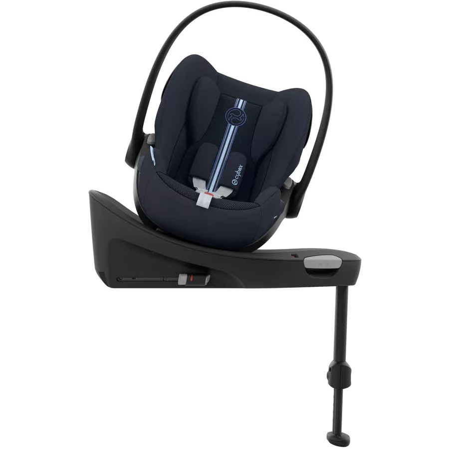 cybex GOLD Babyschale Cloud G i-Size Plus Ocean Blue Plus mit Basisstation Base G