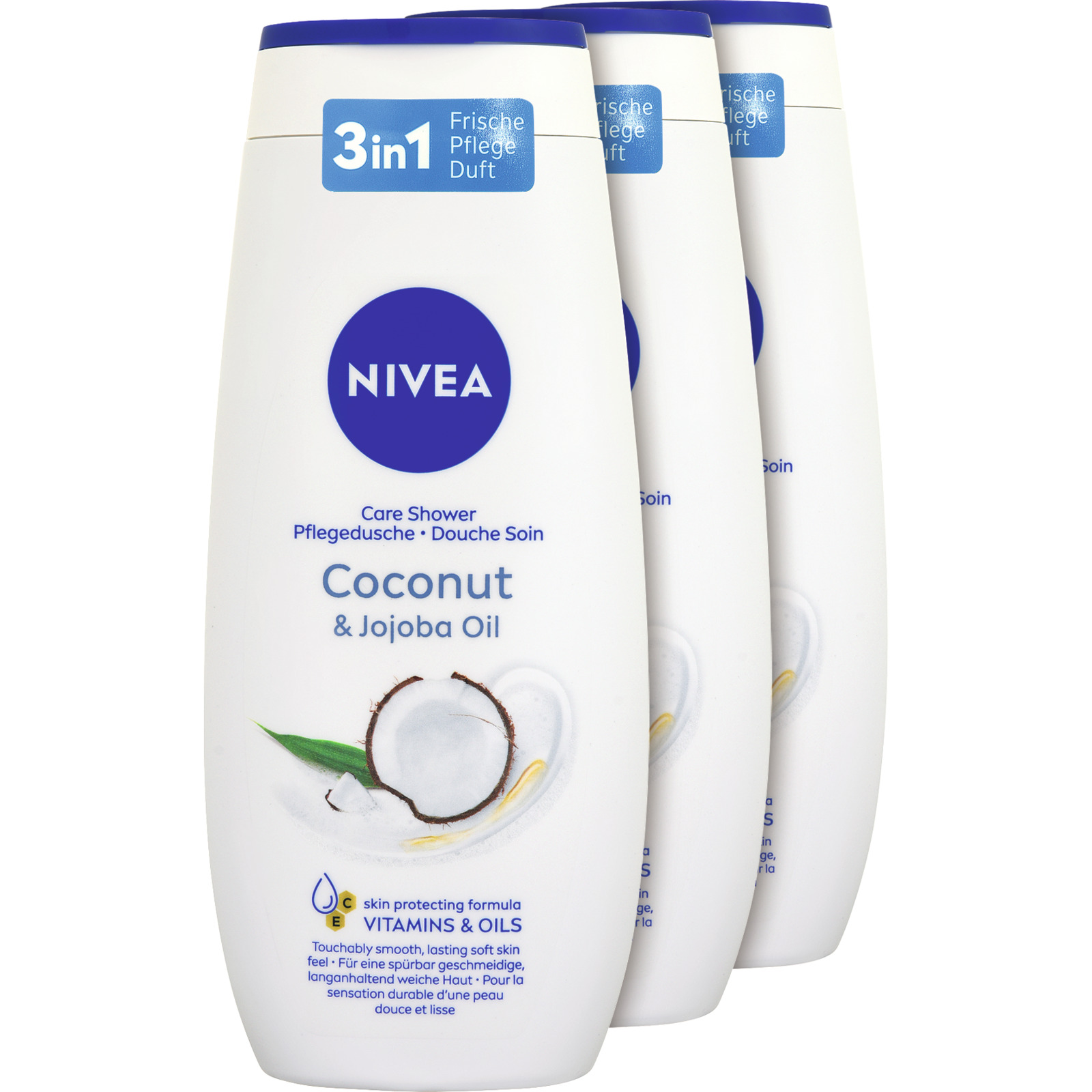 Nivea Pflegedusche Coconut & Jojoba Oil 3 x 250 ml
