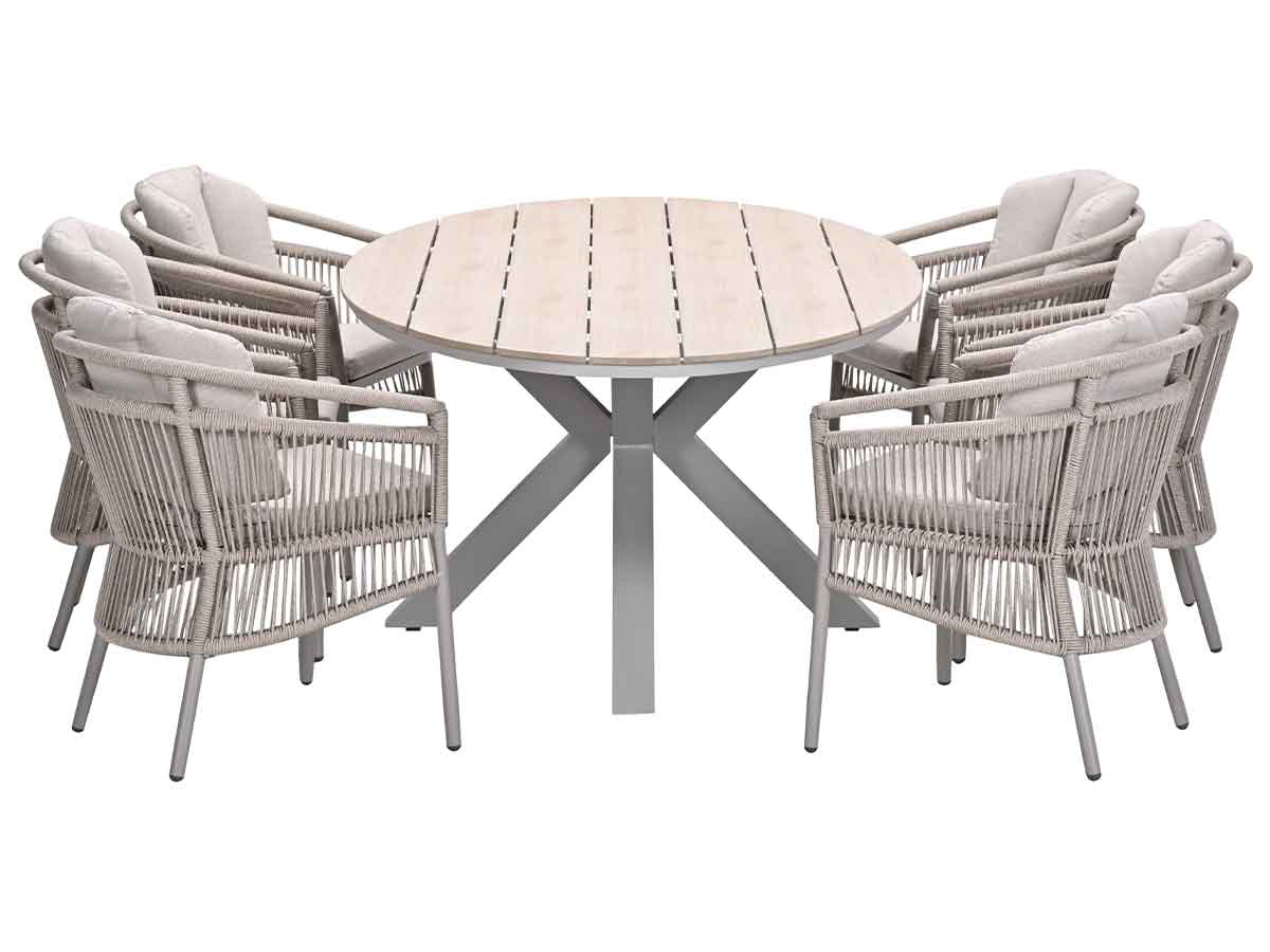 Garden Impressions Sorong Tulli 220 cm 7-delige tuinset