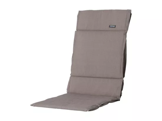 Coussin de siège en fibre Panama 125x50 cm taupe