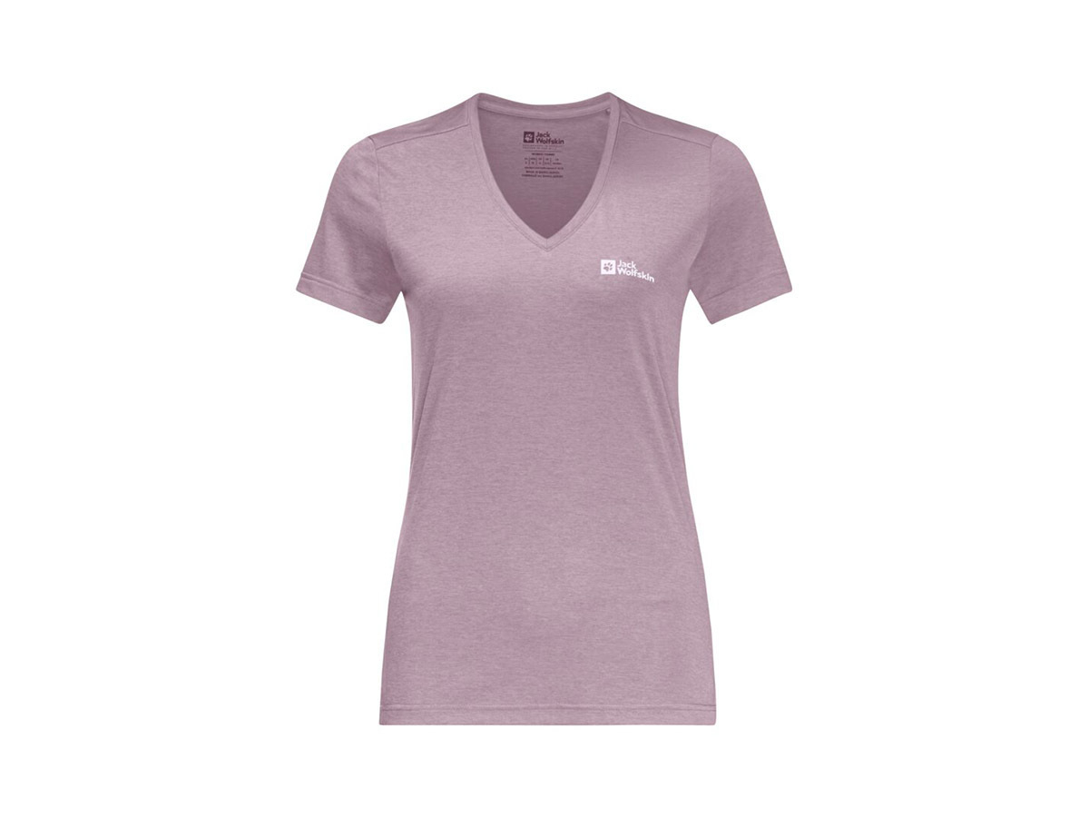 Jack Wolfskin Crosstrail dames shirt - Wild Blossom
