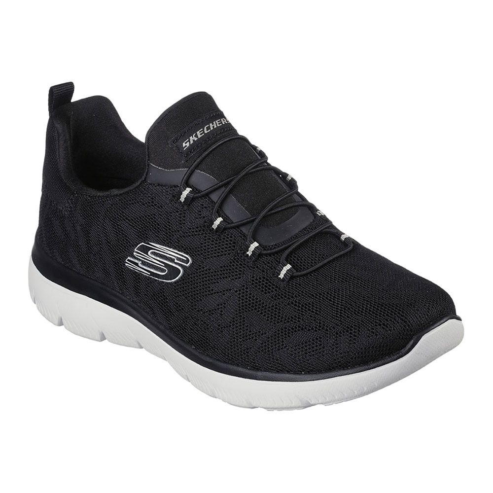 Skechers SUMMITS GOOD TASTE - Chaussures training Femme noir/blanc