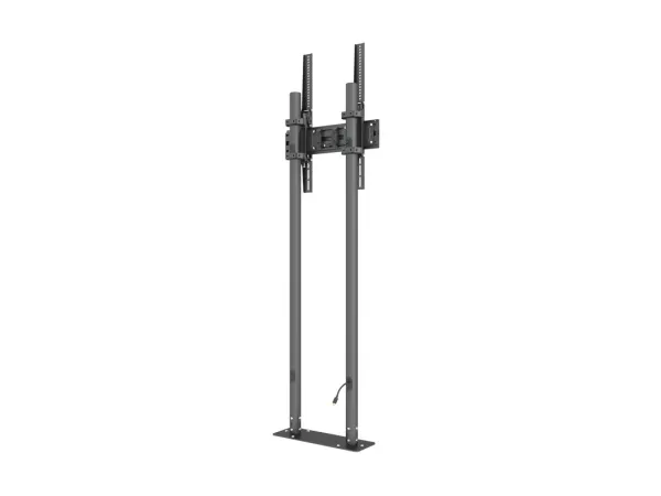 Multibrackets M Pro Dual Pole Floormount - Stativ - for LCD display - plastik, aluminium, stål - sort - skærmstørrelse: 65
