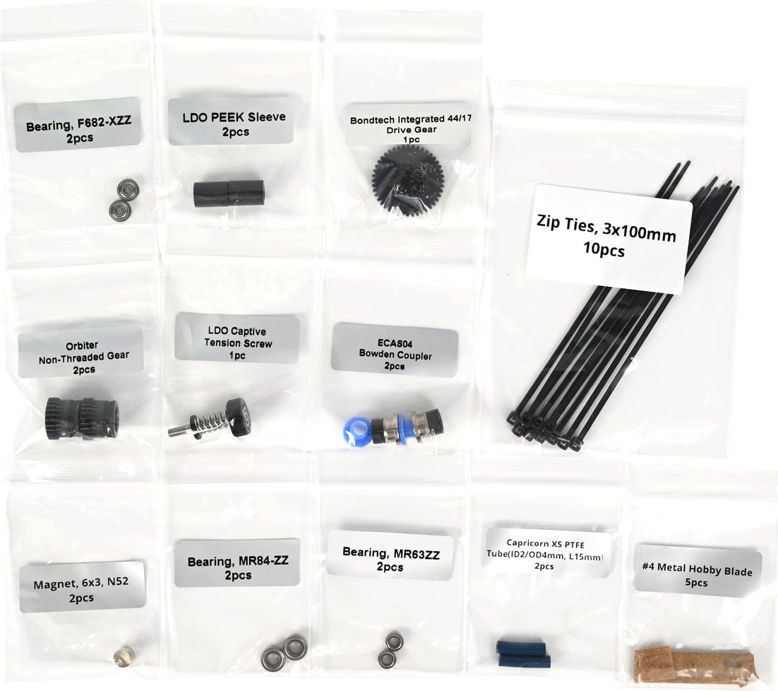 LDO Motors  Jabberwocky Extruder, Kit    Für Filament Changer optimierter Extruder