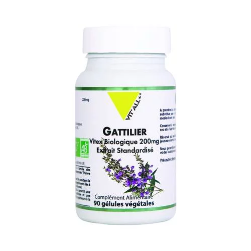 Gattilier Bio 200mg Vit'all+ - 90 Gélules Végétales