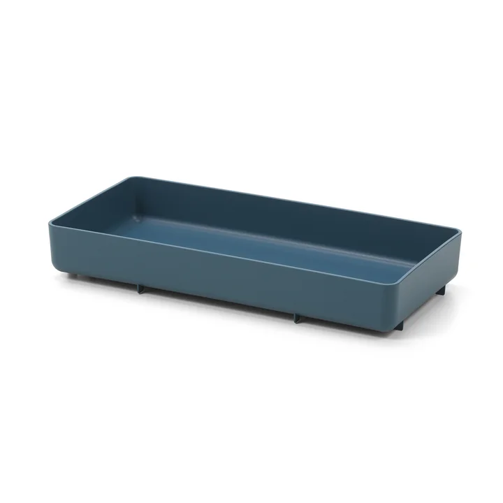 Vitra - Chap Tablett zu Hocker, meerblau