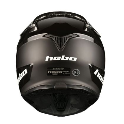 Casque cross Hebo HMX-P01 STAGE III BLACK 2023 - Noir