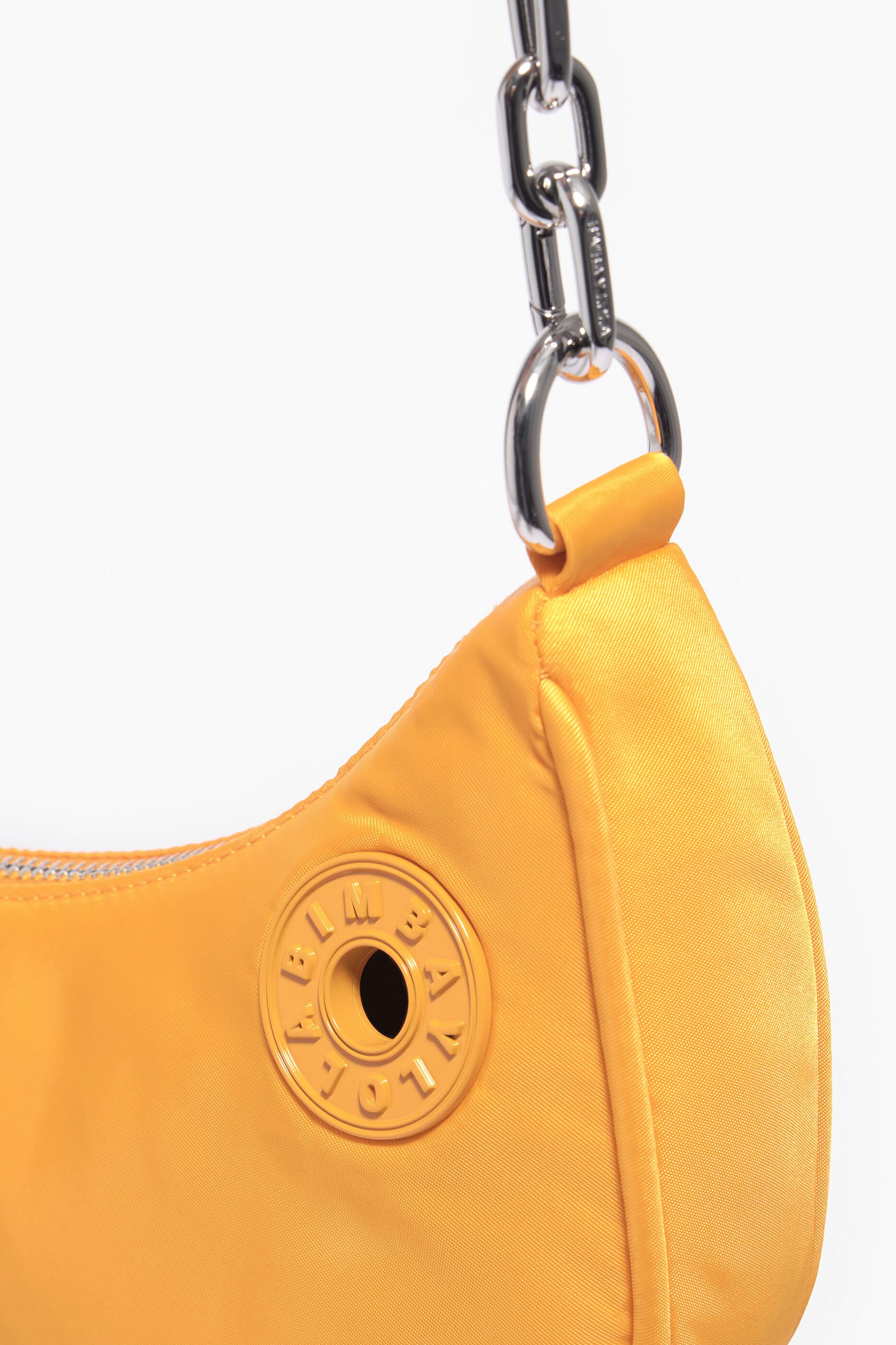 Bolsa Moon XS em nylon cor açafrão