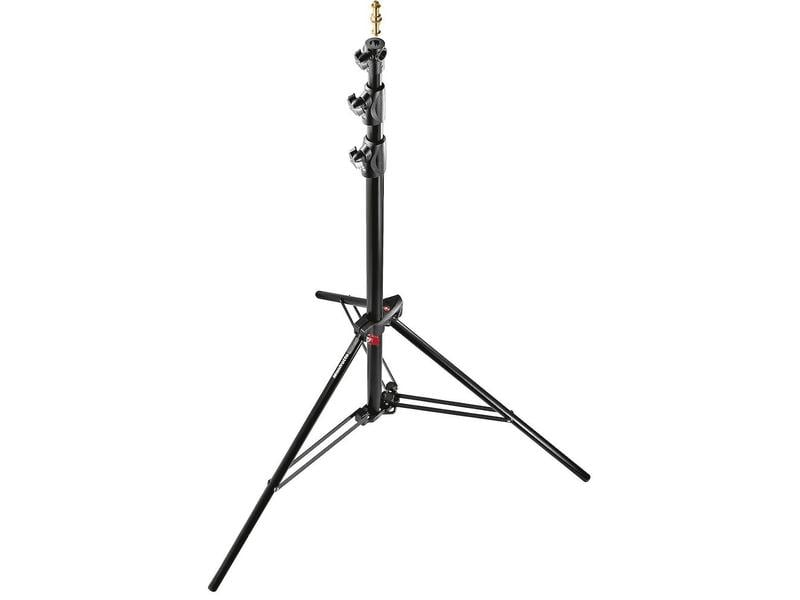 Manfrotto Lampenstativ Ranker 1005BAC Belastbares Lampenstativ mit einfacher Transportmöglichkeit