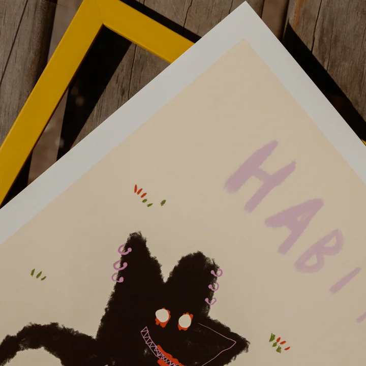 The Poster Club - Habitat von Das Rotes Rabbit, 30 x 40 cm