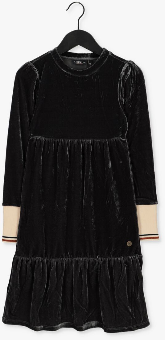 LIKE FLO donkerblauwe like flo midi jurk f208-5845