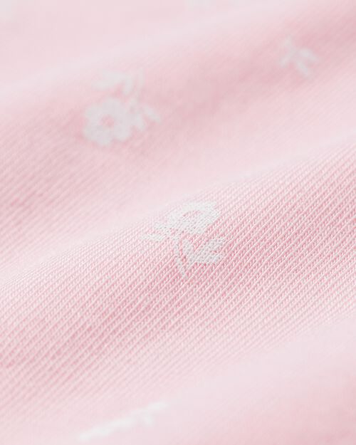 2 shorties femme coton stretch rose