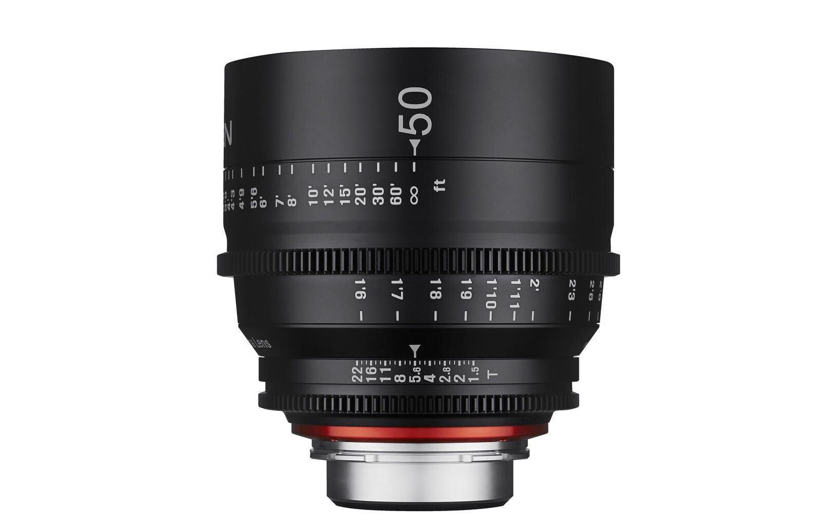 Festbrennweite XEEN 50mm T/1.5 FF Cine – Canon EF<br>XEEN 50mm T1.5