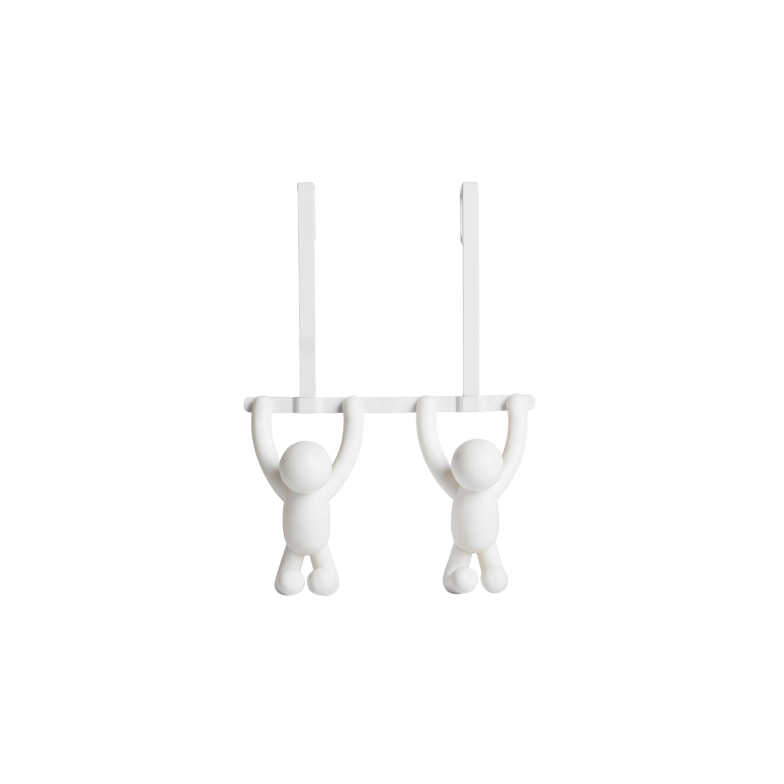 Garderobenleiste Buddy 2 Haken, Weiss