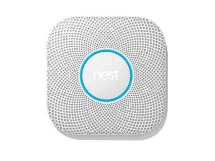Nest Protect 2nd Generation - Flerfunktionssensor - trådløs - 802.11b/g/n, Bluetooth 4.0, 802.15.4 - hvid