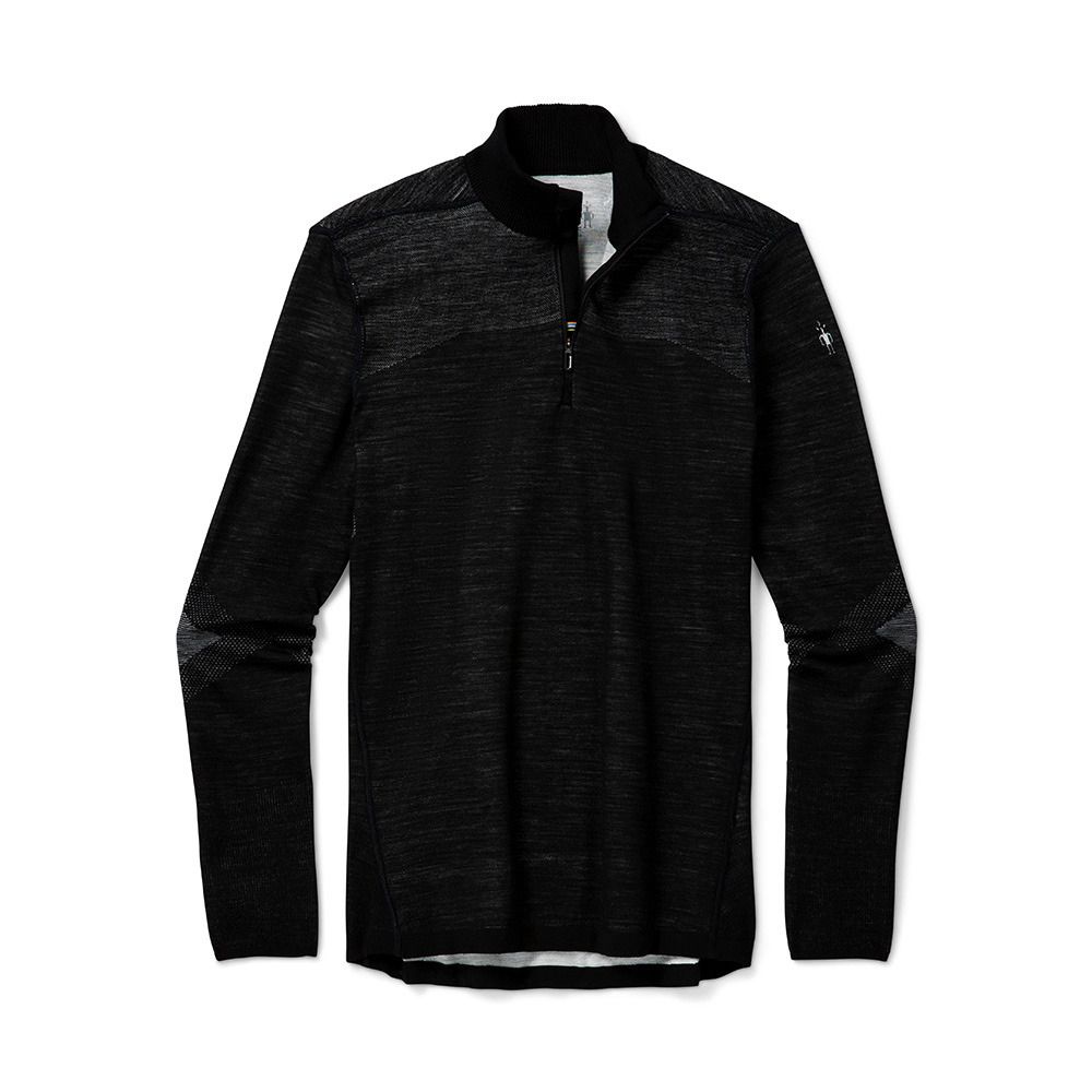 Smartwool INTRAKNIT 200 1/4 ZIP - Sous-couche Homme black