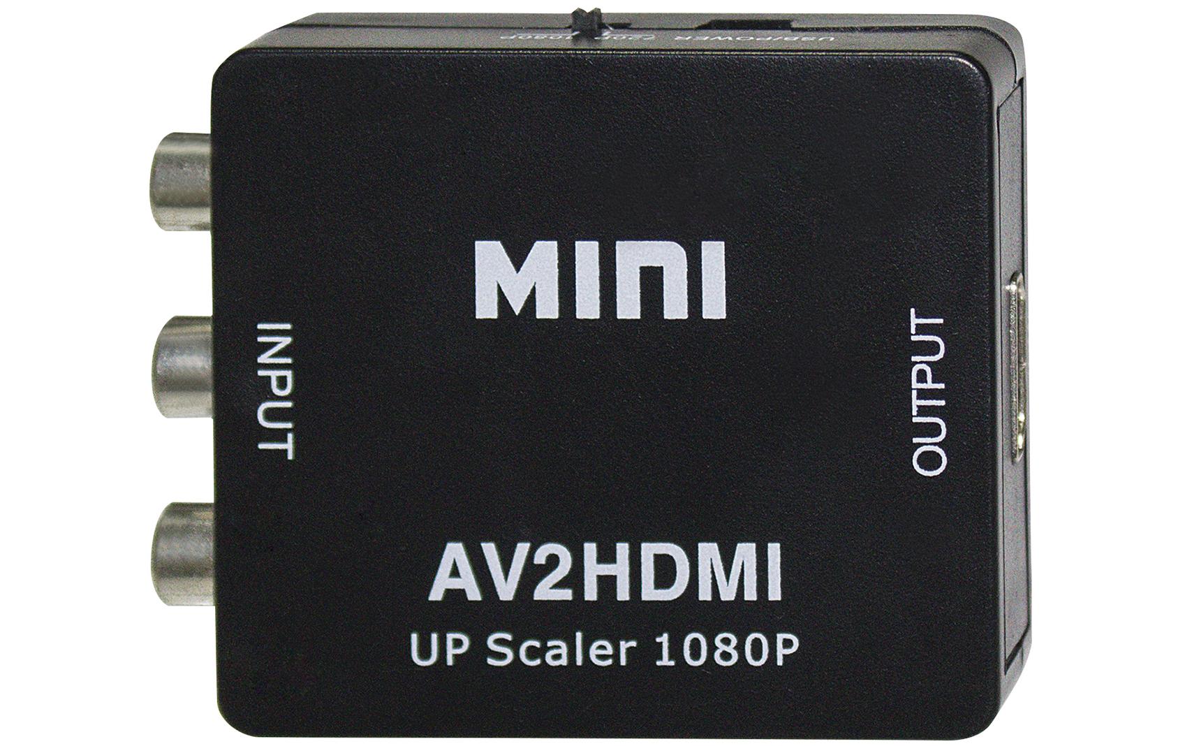 Konverter AV2HDMI Composite - HDMIAnalog-Digital-Konverter mit 1080p