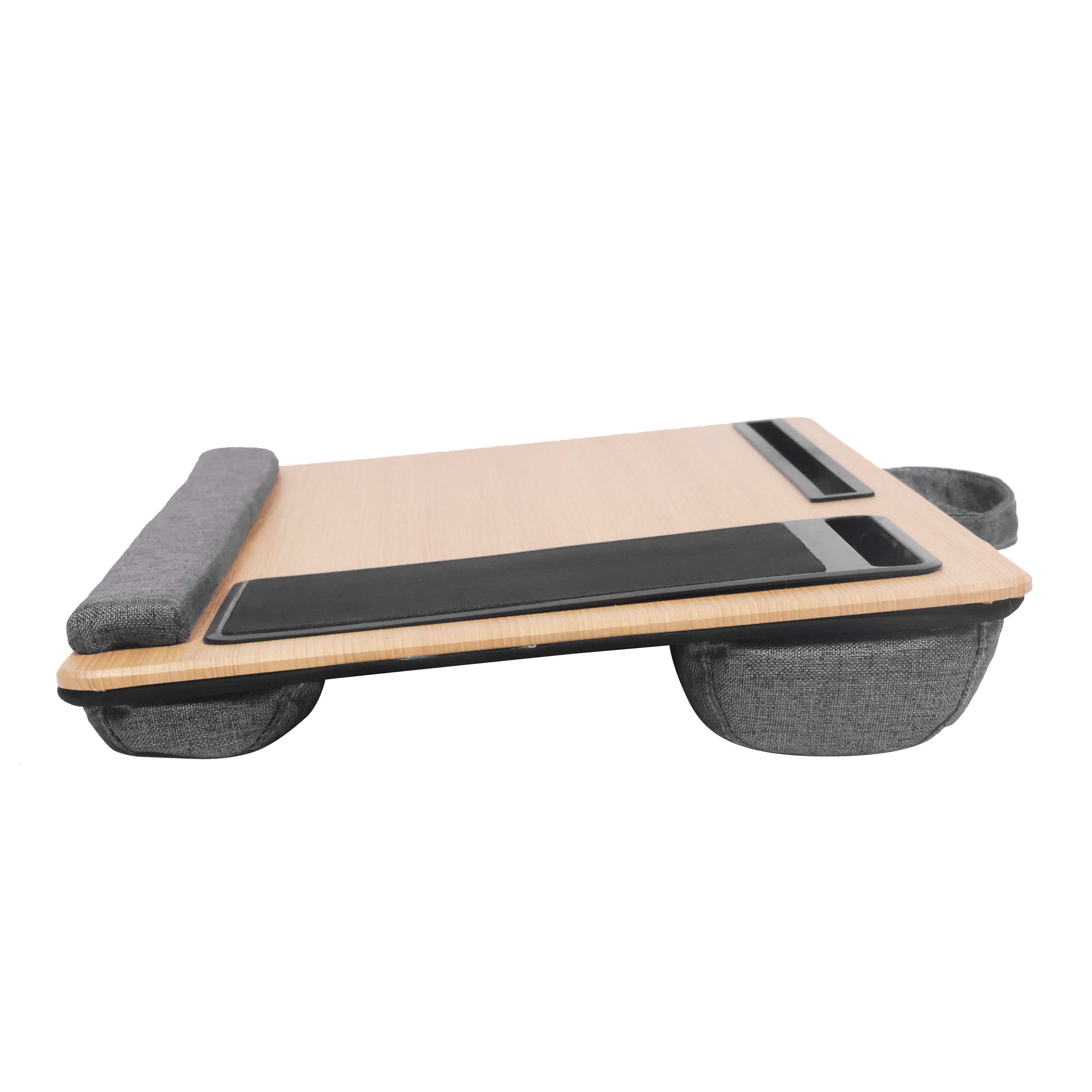 Laptoptisch multifunktional nature/grau