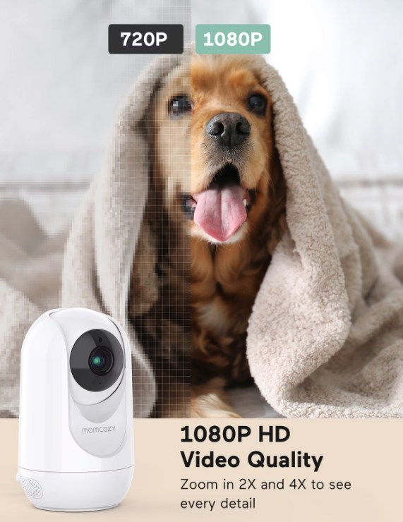 Zusatz Kamera für Babyphone BM03 mit Temperatursensor (ME003-WH12NB-A) - Weiss
