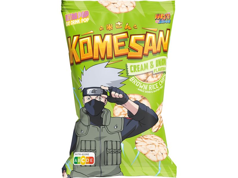 Ultrapop Chips Rice Kakashi Cream & Onion 60 g Snack für zwischendurch