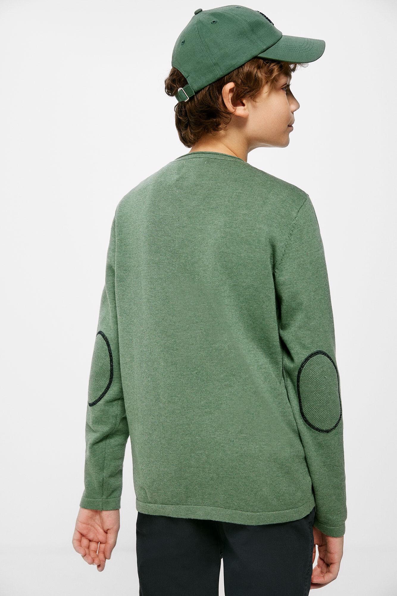 Camisa infantil com reforço nos cotovelos