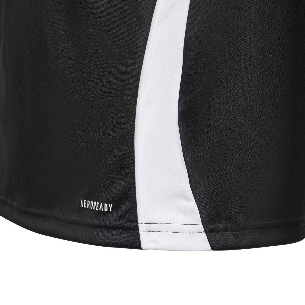 adidas Junior voetbalshirt Tiro zwart/wit