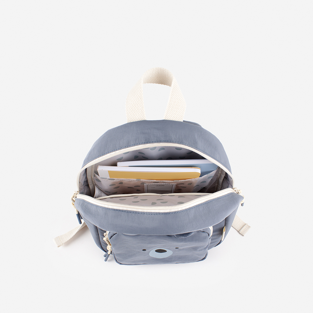 Mochila V. Things Mini Acolchoada em Nylon com Alças de Ombro Ajustáveis e Alça Superior