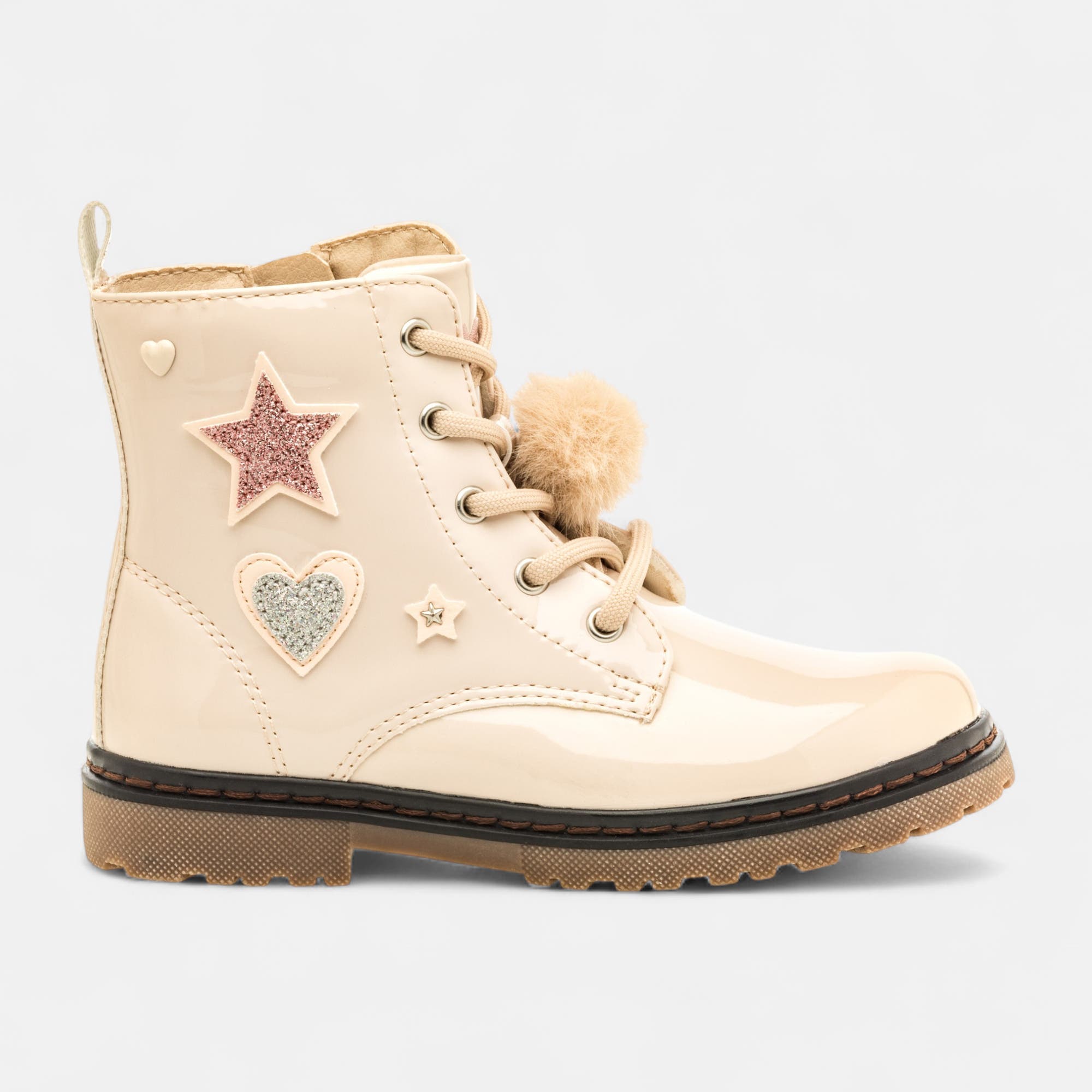 Boots Fille beige