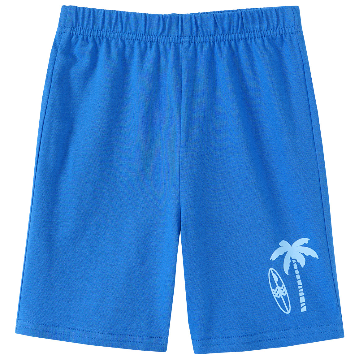 Famy Jungen Shorty mit Allover-Print hellblau / blau