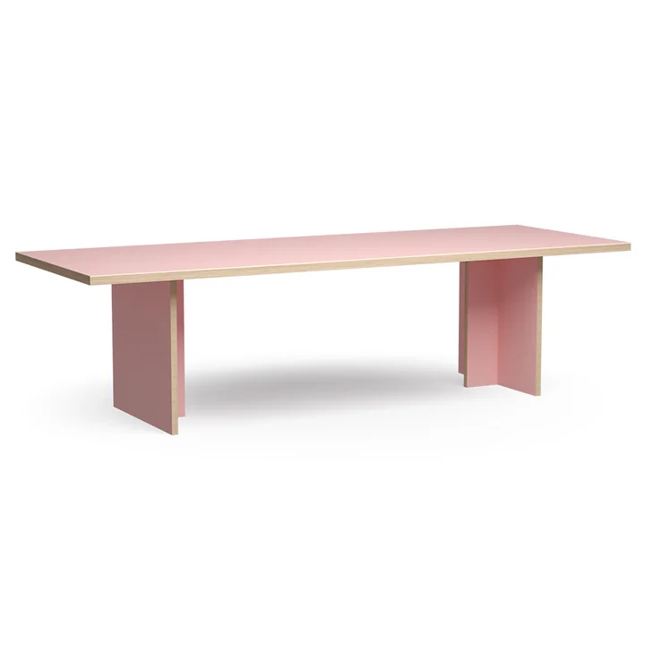 HKliving - Esstisch rechteckig, 280 cm, pink