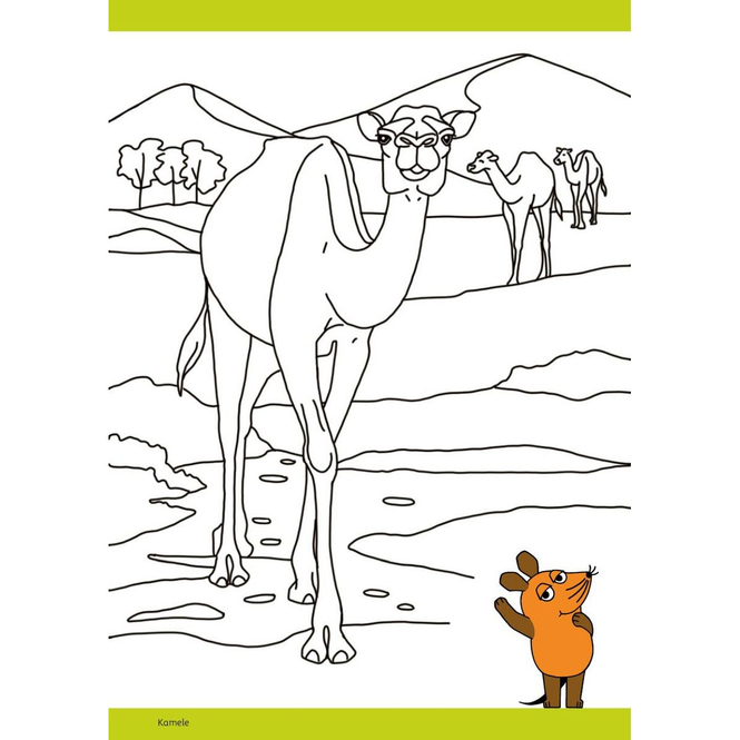 Die Maus - Malblock mit Sachwissen - Natur & Tiere