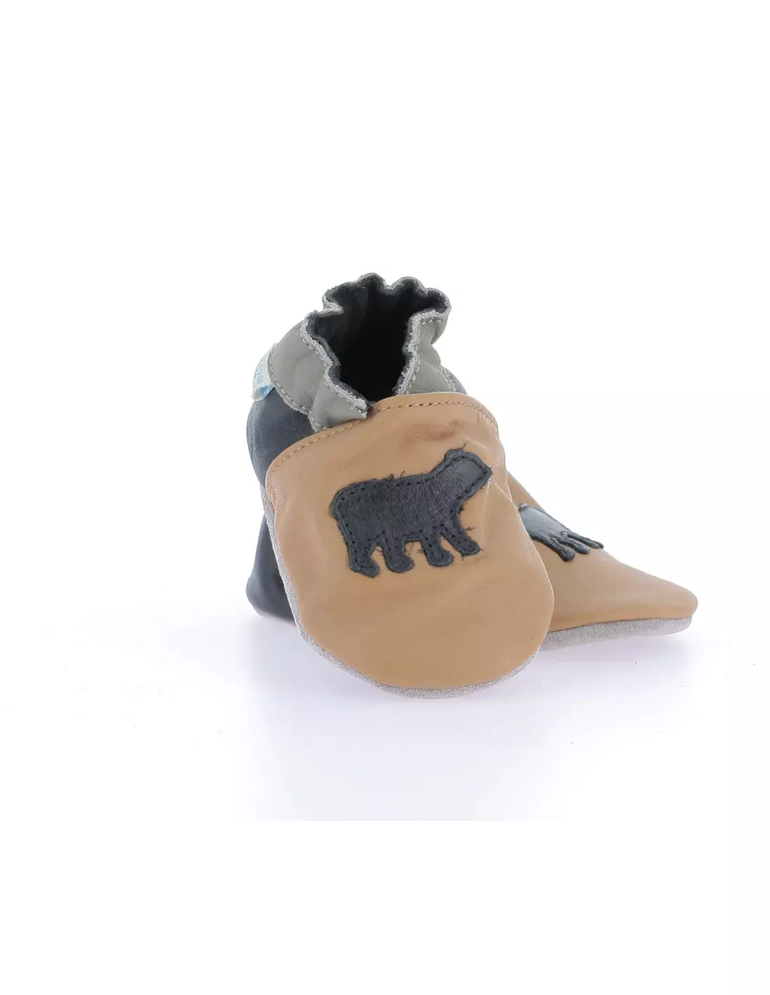 ROBEEZ ONLY BEAR - Pantoufles & chaussons Camelmarine