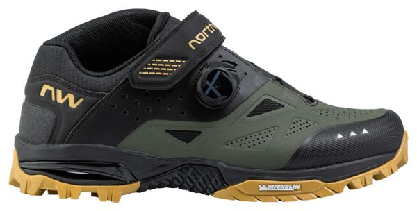 Chaussure de VTT Northwave Enduro Mid 2 Vert / Noir Homme