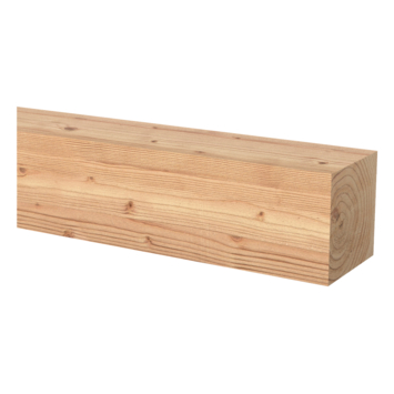 Tuinpaal vierkant Douglas hout fijnbezaagd 15 x 15 x 300 cm