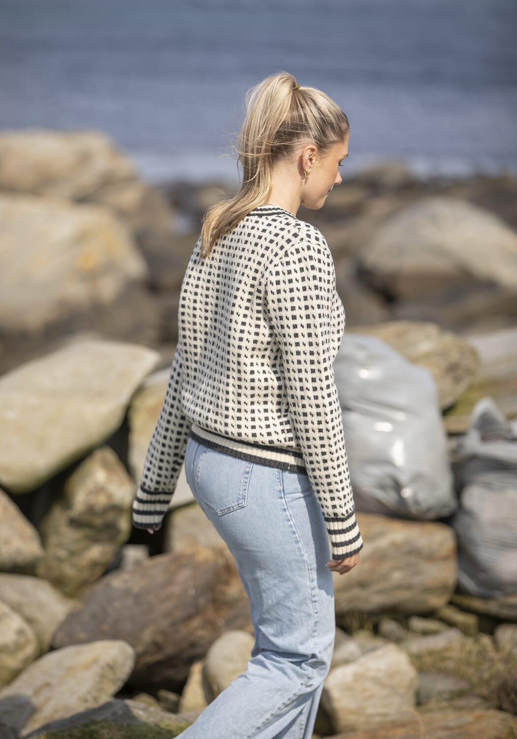 Islender Ullgenser - Naturhvit m/rund hals - Viking Of Norway