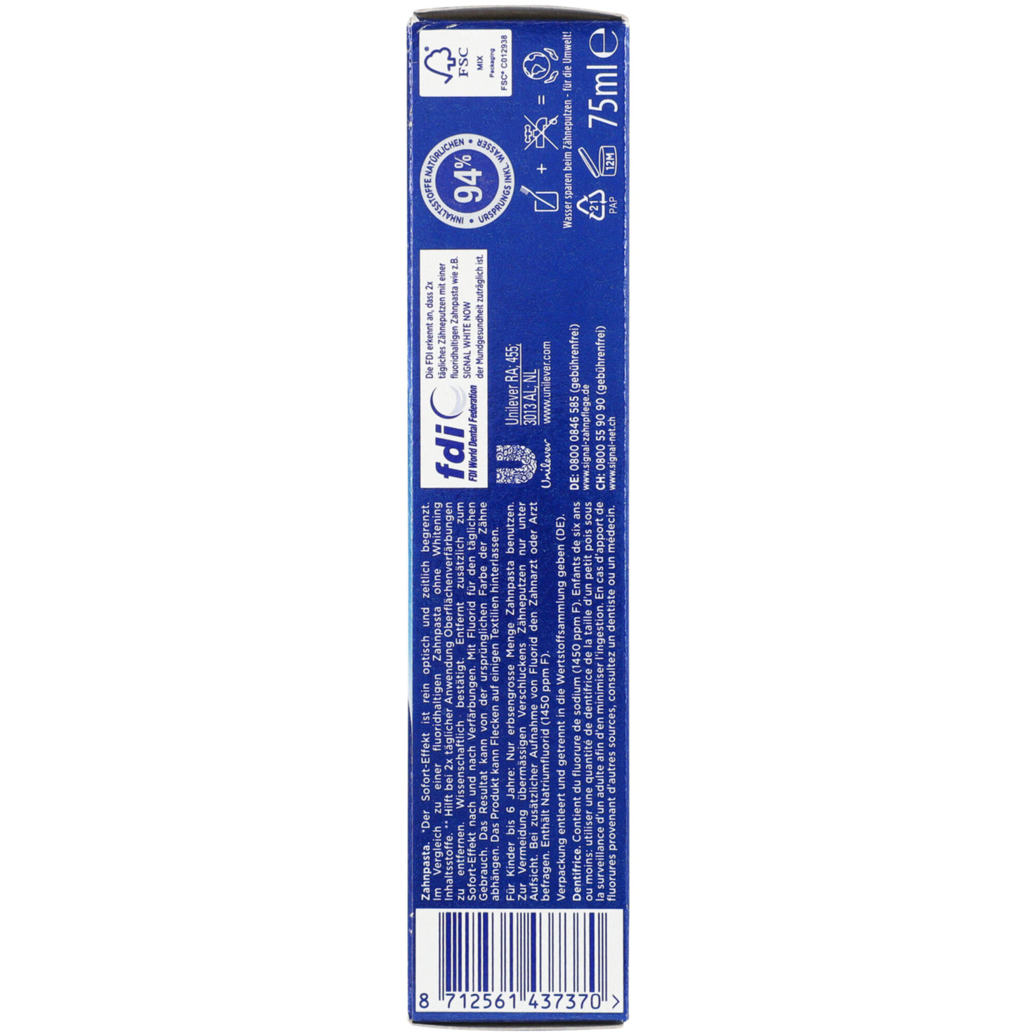 Signal Zahnpasta White Now