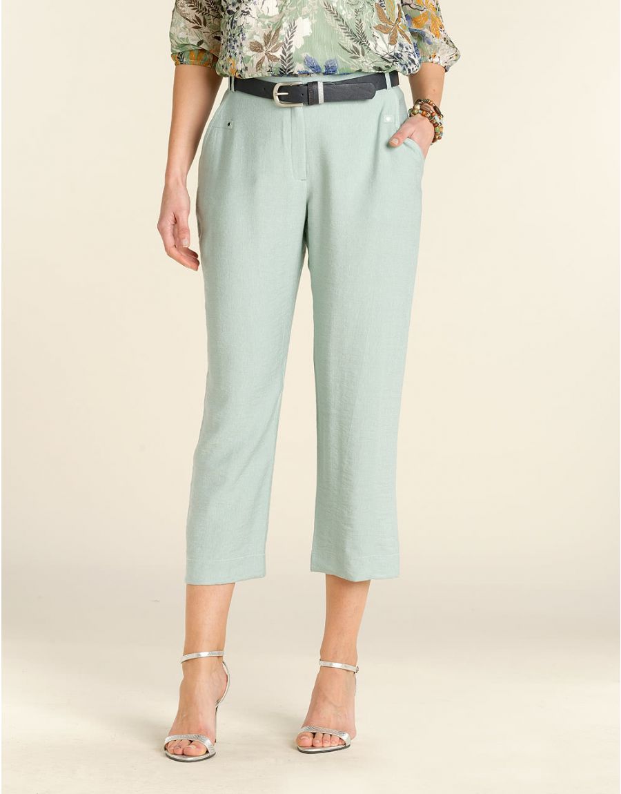 Pantalon chic vert