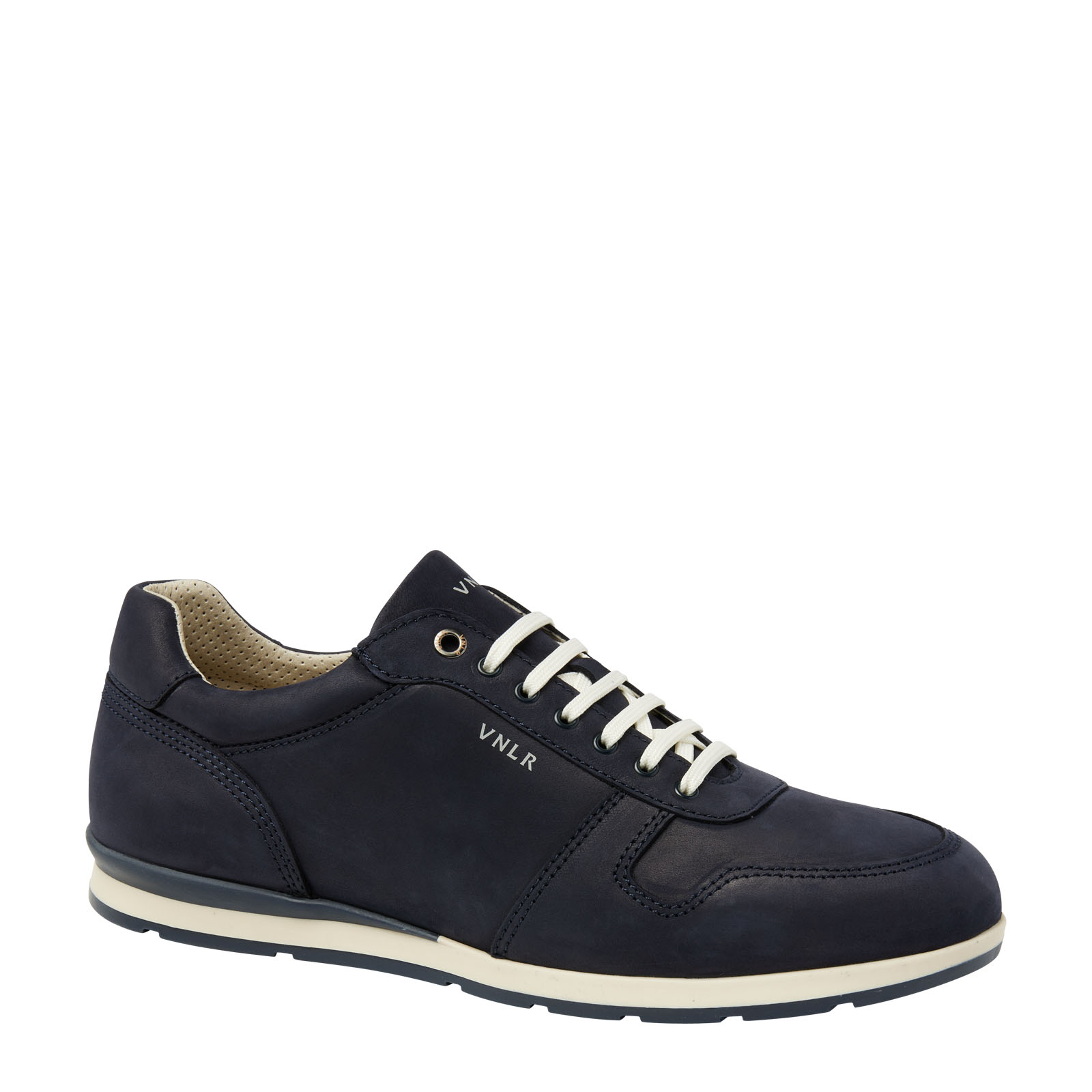 Blauwe nubuck sneakers