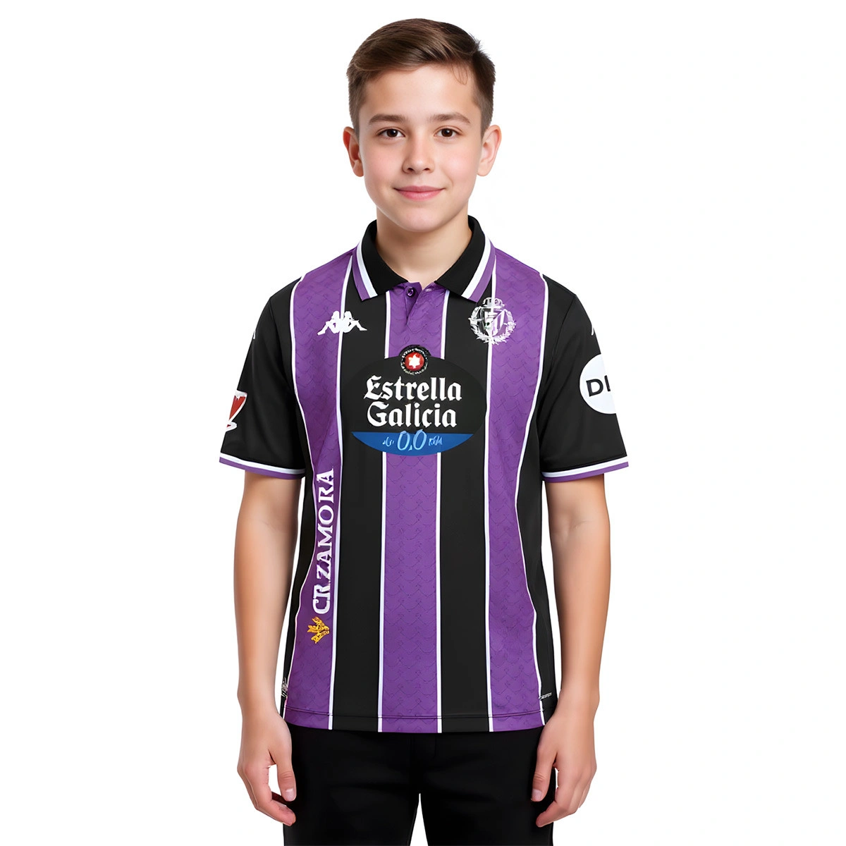 Camisola Kappa Real Valladolid Segundo Equipamento 2025-2026 Criança