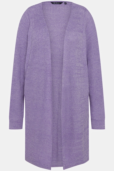 Long-Strickjacke, Eggshape, Oversized, Fledermausarm