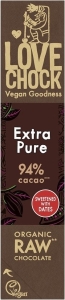 lovechock Schoko Riegel Extra Pur 94% Kakao, 40g
