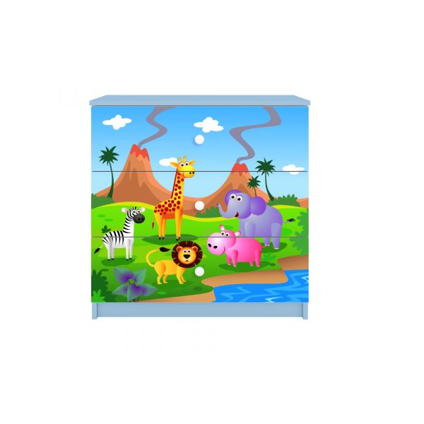 Kocot Kids Cómoda BabyDreams Safari Blue