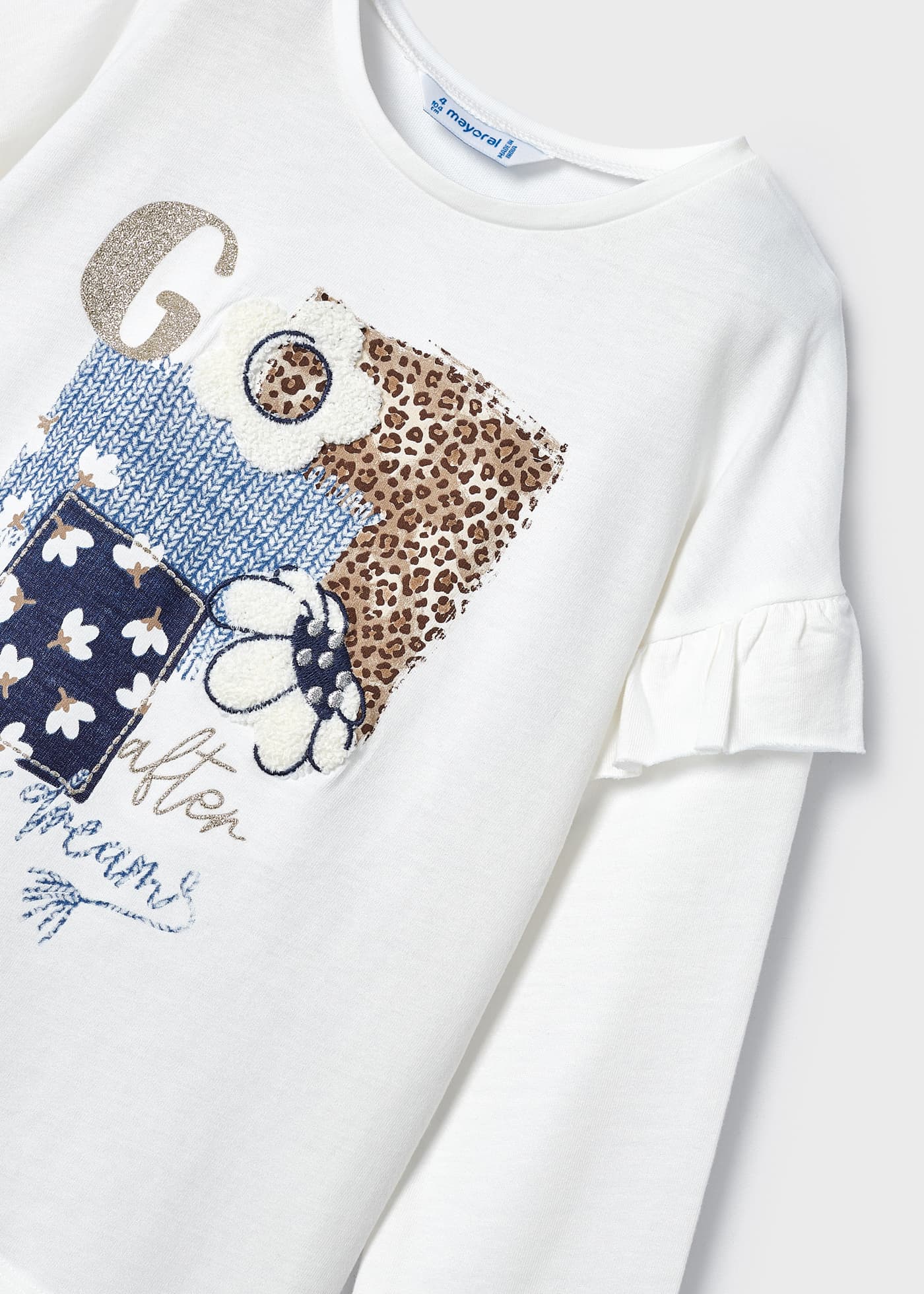 Camiseta estampada Better Cotton para meninas