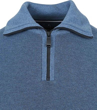 Casa Moda Halfzip Trui Blauw 413705900-127 kopen