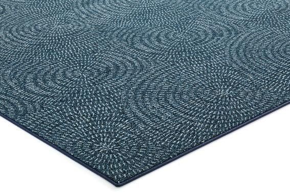 Vloerkleed Royal Blue Swirl FloorArt  | Brinker