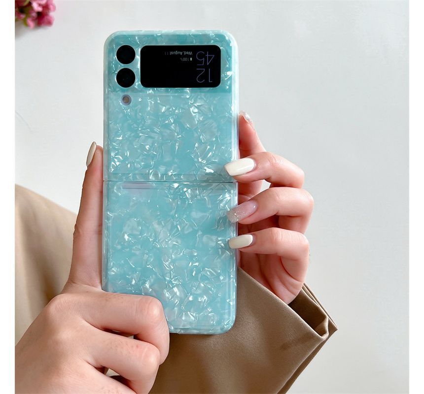 Vachie - Shell Textured Phone Case - Samsung Flip