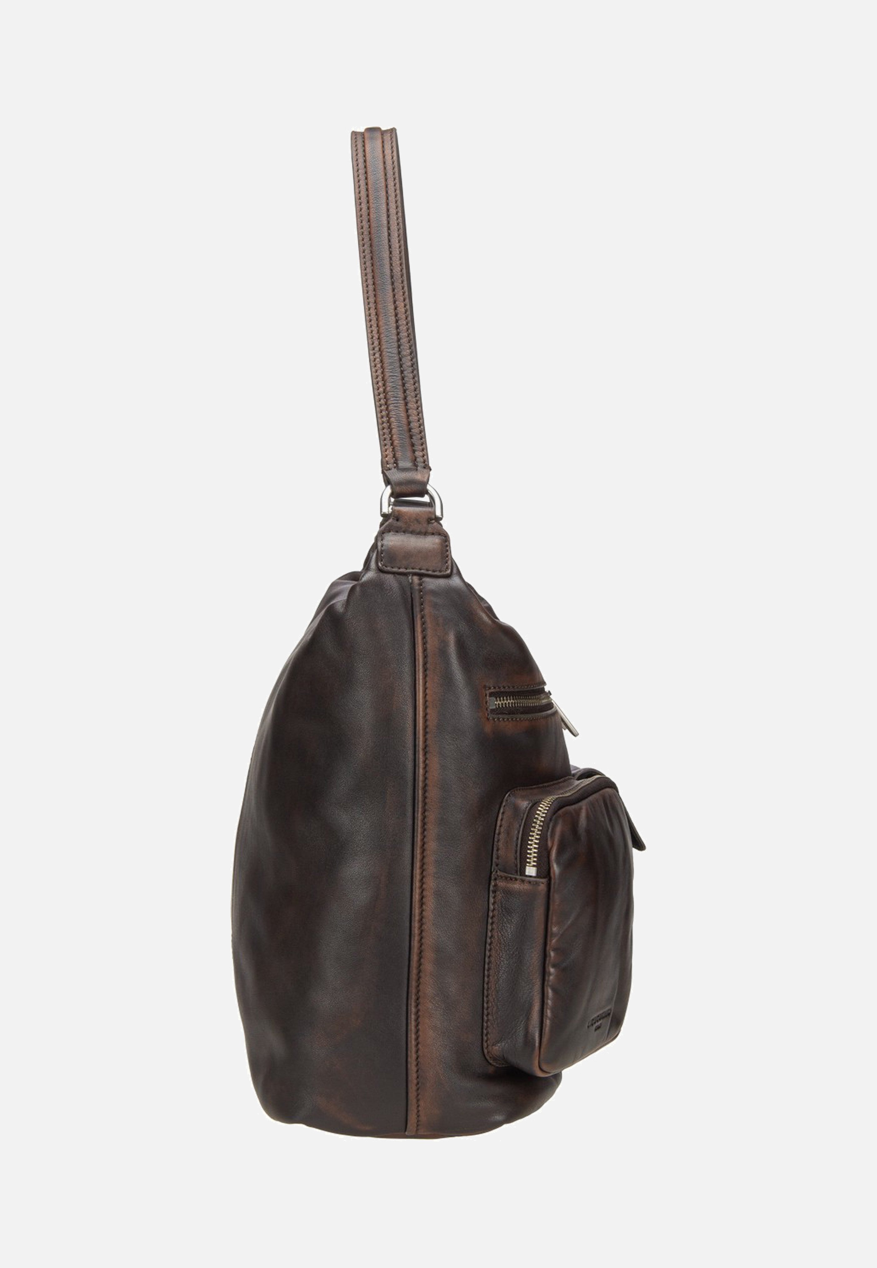 Andrea Hobo M Lamb Snowcem Roasted Coconut - Hobo Bag