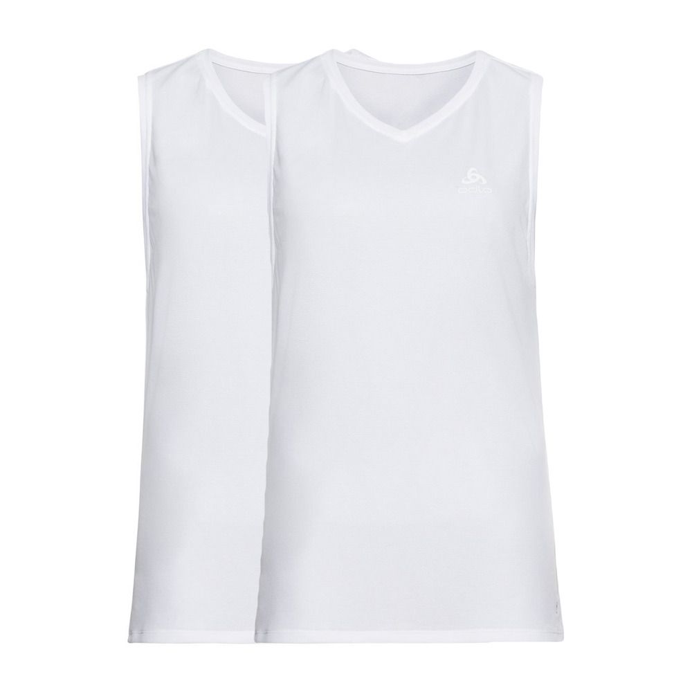 Odlo ACTIVE EVERYDAY - Débardeurs x2 Homme white