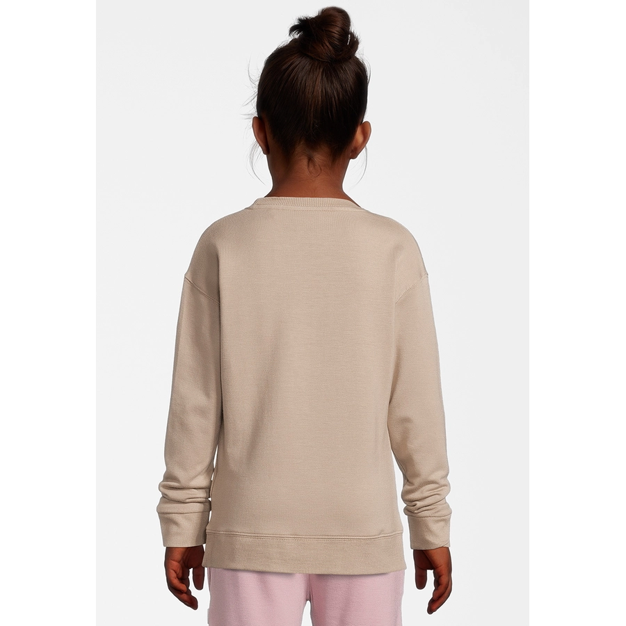 New Life Sweatshirt Crew Neck Pullover Beige